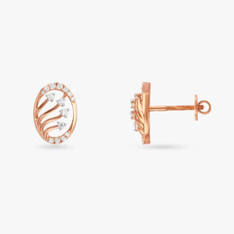 Whimsical Cluster Diamond Stud Earrings