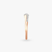Sculpted Grace Diamond Ring