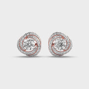 Orb From The Galaxy Diamond Earstuds