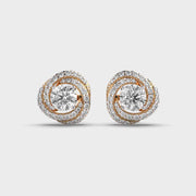 Orb From The Galaxy Diamond Earstuds