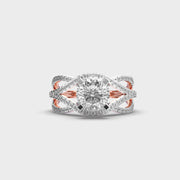 Queenship Exotic Padma Cut Diamond Solitaire Ring