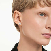 Octagon stud earrings