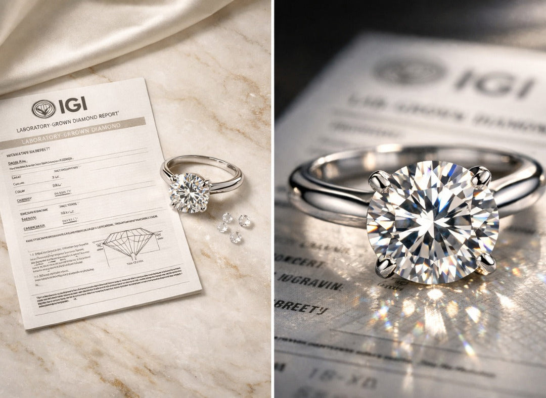 How to Read a Lab-Grown Diamond Certificate (IGI/GIA) – Luxuré by i&i