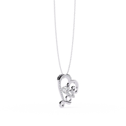 Graceful Heart Drop Pendant