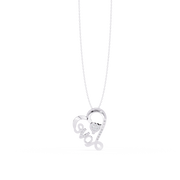 Graceful Heart Drop Pendant