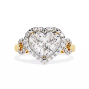 Vintage Crown Solitaire Ring
