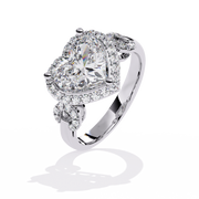 Vintage Crown Solitaire Ring