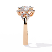 Vintage Crown Solitaire Ring