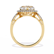 Vintage Crown Solitaire Ring