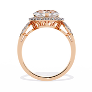 Vintage Crown Solitaire Ring