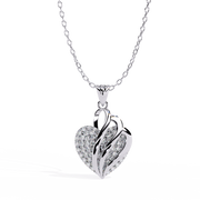 Layered Heart Spark Pendant