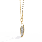 Layered Heart Spark Pendant