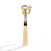 Classic Heart Solitaire Band