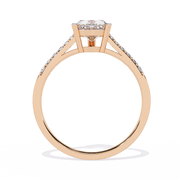 Classic Heart Solitaire Band