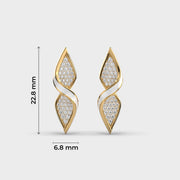 Beckoning Glam Diamond Encrusted Earstuds