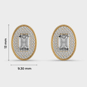 Circularis Diamond Encrusted Earstuds