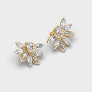Fairytale Love Diamond Cluster Earstuds