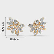 Fairytale Love Diamond Cluster Earstuds