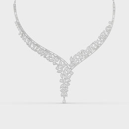 Queen’s Grace Glistening Diamond Necklace