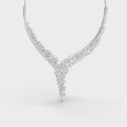 Queen’s Grace Glistening Diamond Necklace