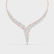 Queen’s Grace Glistening Diamond Necklace