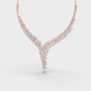 Queen’s Grace Glistening Diamond Necklace