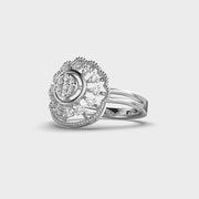 Floral Bloom Diamond Ring