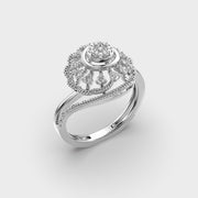 Floral Bloom Diamond Ring