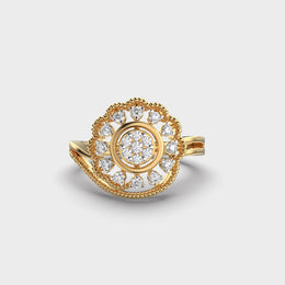 Floral Bloom Diamond Ring