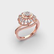 Floral Bloom Diamond Ring