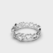 Heart Halo Diamond Ring