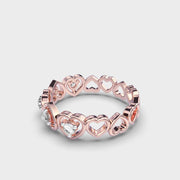 Heart Halo Diamond Ring