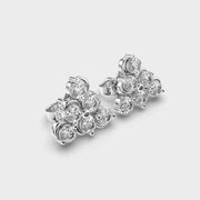 Pyramind Shining Diamond Earrings