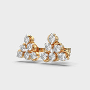 Pyramind Shining Diamond Earrings