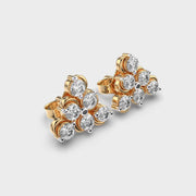 Pyramind Shining Diamond Earrings