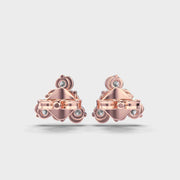 Pyramind Shining Diamond Earrings