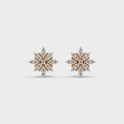 Star Ornamental Diamond Studs