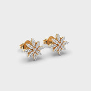 Star Ornamental Diamond Studs
