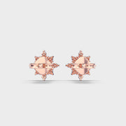 Star Ornamental Diamond Studs