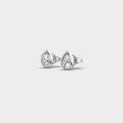 Dainty Drop Diamond Studs