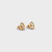 Dainty Drop Diamond Studs