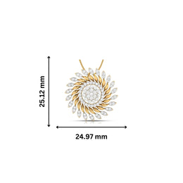 Soleil Lab Diamond Pendant