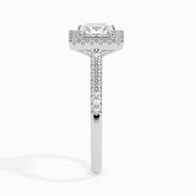 2ct Princess Halo Lab Diamond Brianna Ring