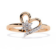 Bloomed Heart Promise Ring