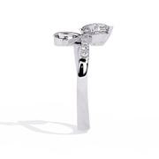 Playful Heart Twist Ring