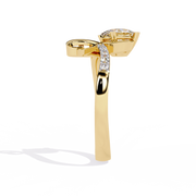 Playful Heart Twist Ring