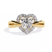 Haloed Heart Promise Ring