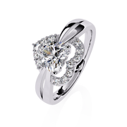 Haloed Heart Promise Ring
