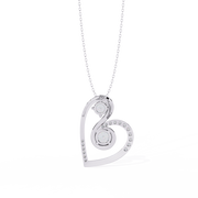 Double Glow Heart Pendant