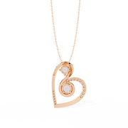 Double Glow Heart Pendant